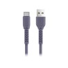 CORDON USB MAXLIFE MXUC-04 USB-A/USB-C 3A 1M PURPLE